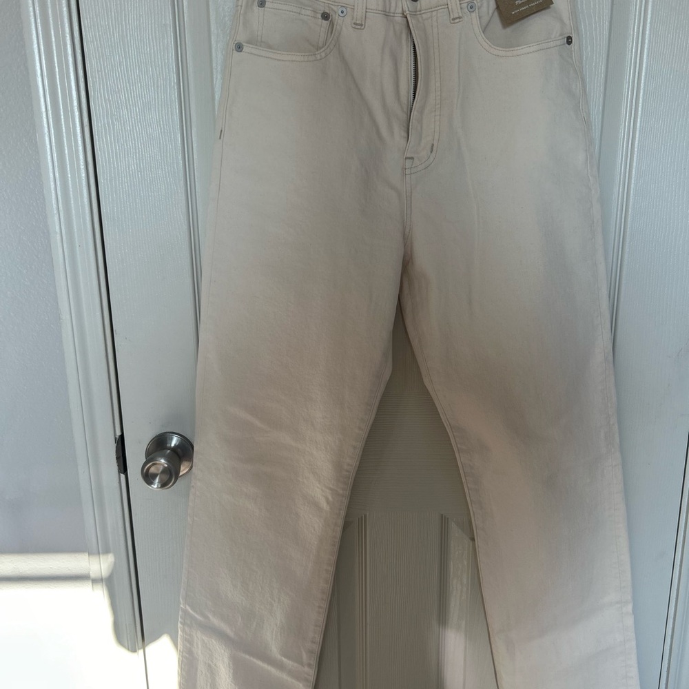 Madewell Women’s Off-White Straight Jeans